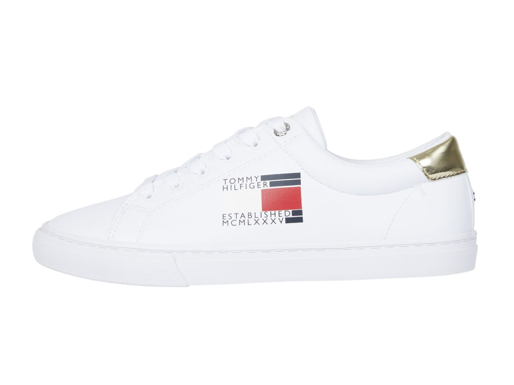 Tenis Tommy Hilfiger Side Flag Sneaker 06470 Para Mujer