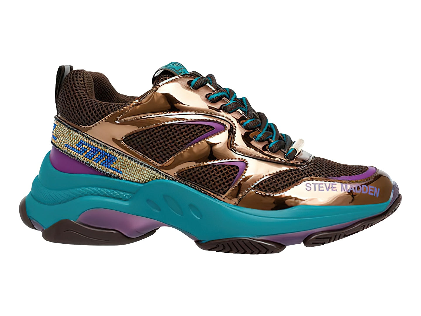 Tenis Steve Madden Medall Para Mujer