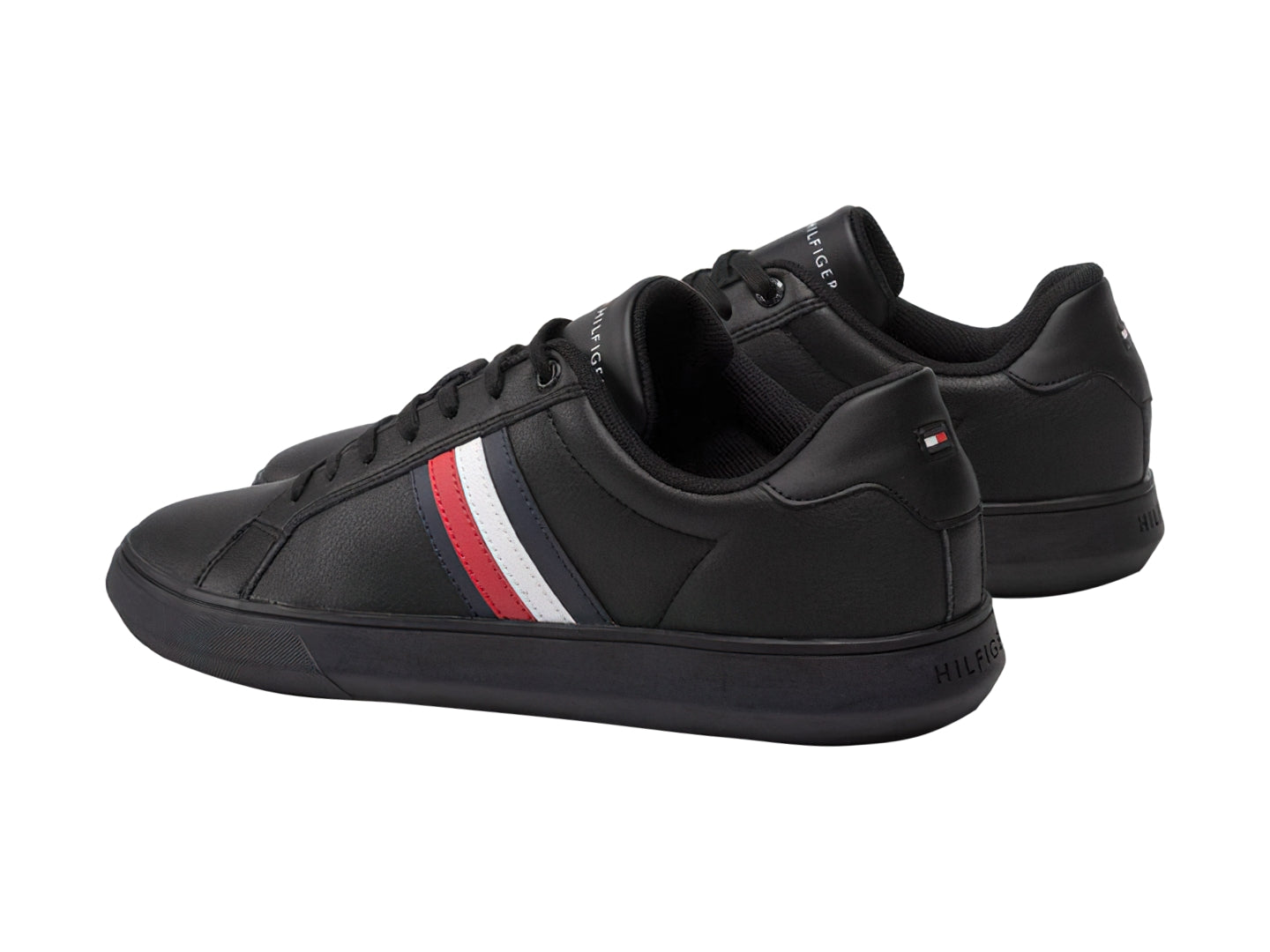 Tenis Tommy Hilfiger Corporate Cupleather Stripe M04275 Para Hombre
