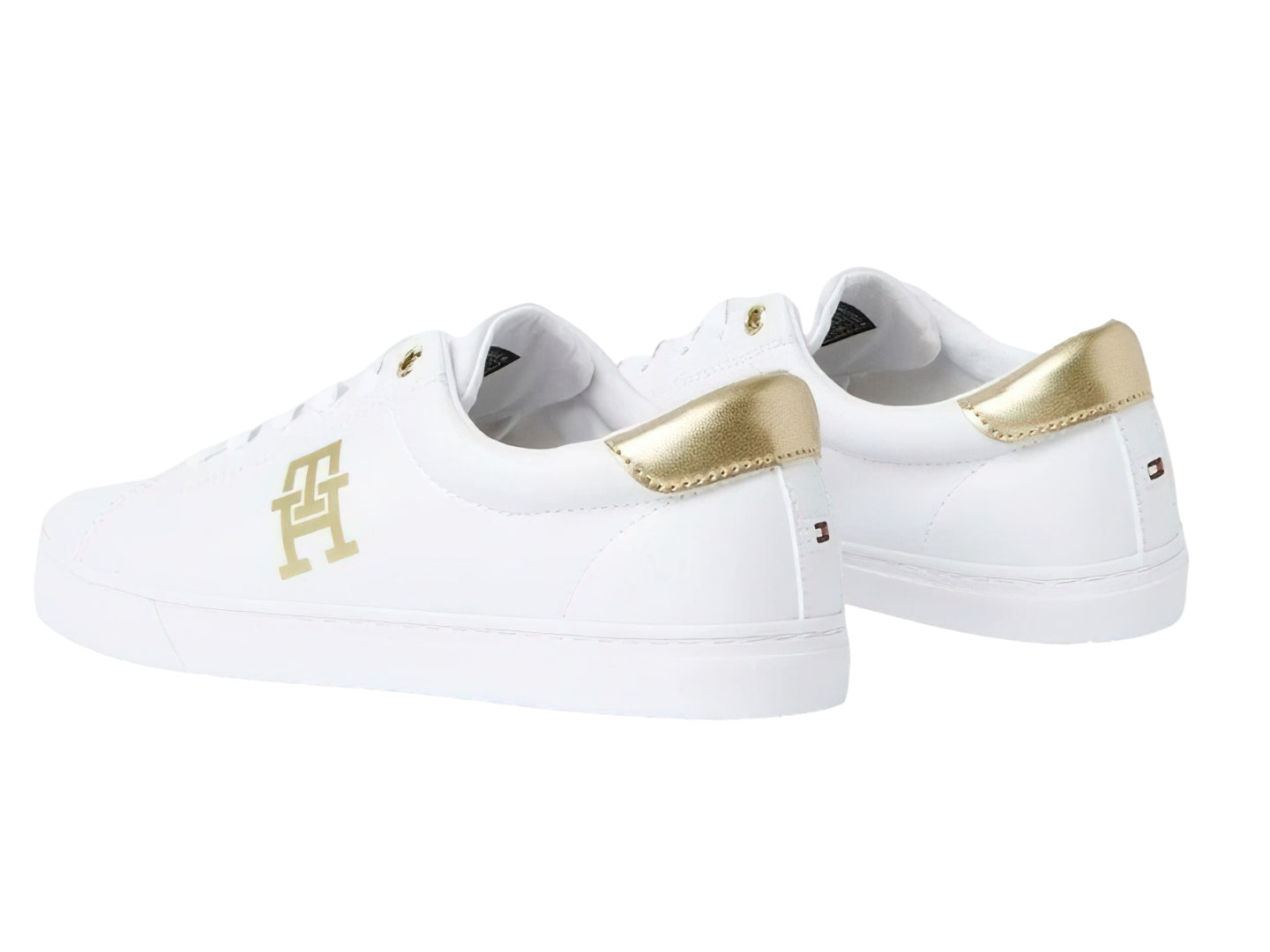 Tenis Tommy Hilfiger Gold Crest Sneaker W06918 Para Mujer