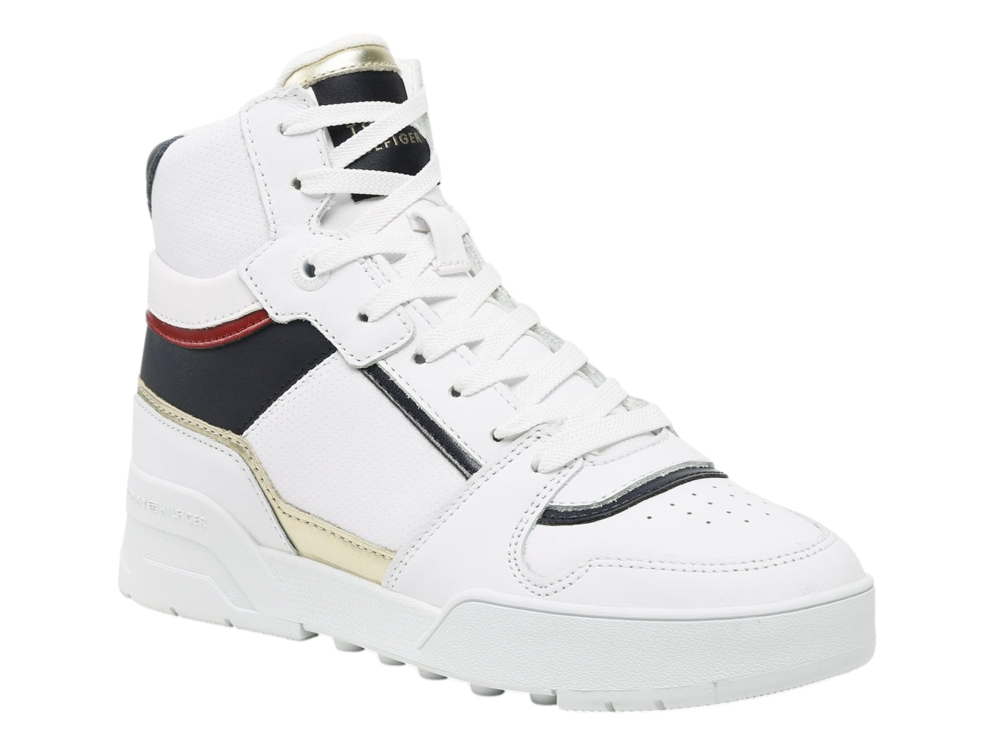 Tenis Tommy Hilfiger High Basket Sneaker W07023 Para Mujer