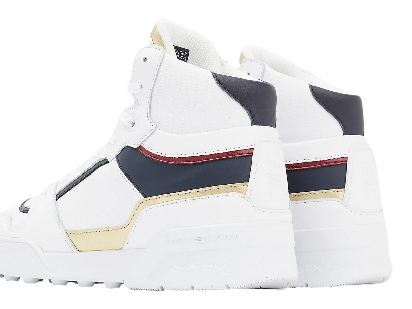 Tenis Tommy Hilfiger High Basket Sneaker W07023 Para Mujer