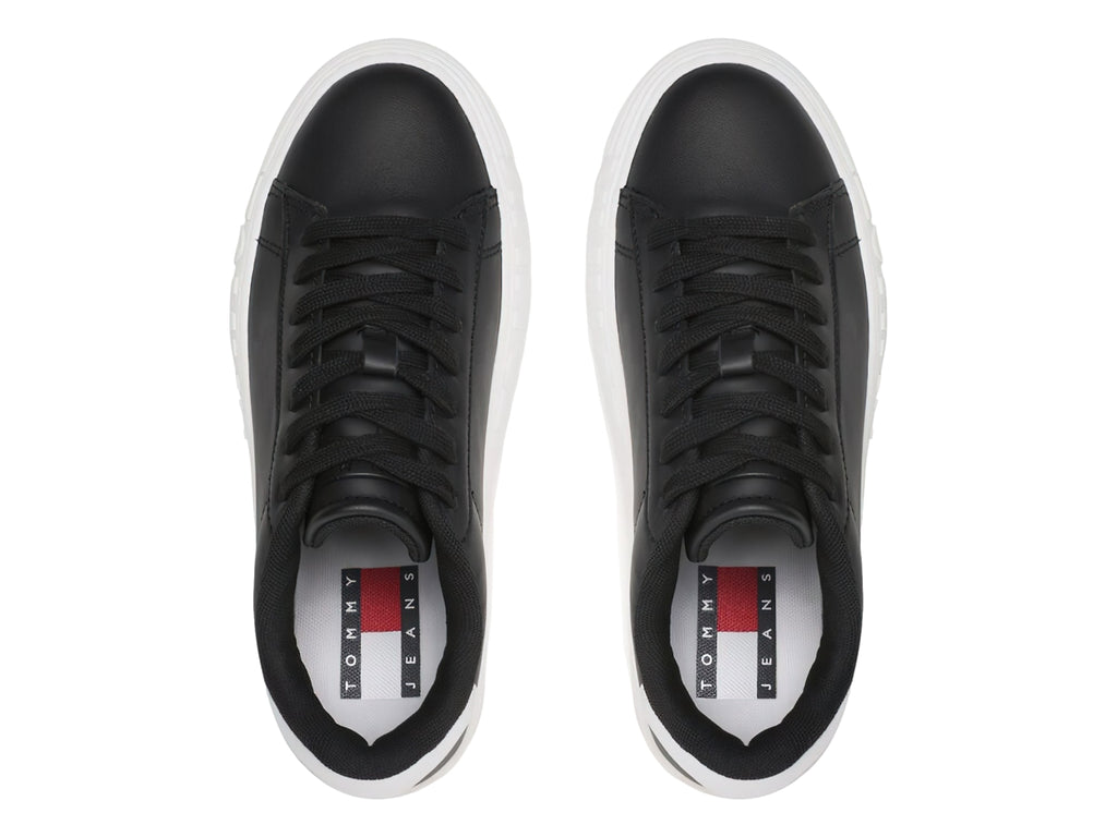 Tenis Tommy Hilfiger New Cupsole Leather N02137 Para Mujer