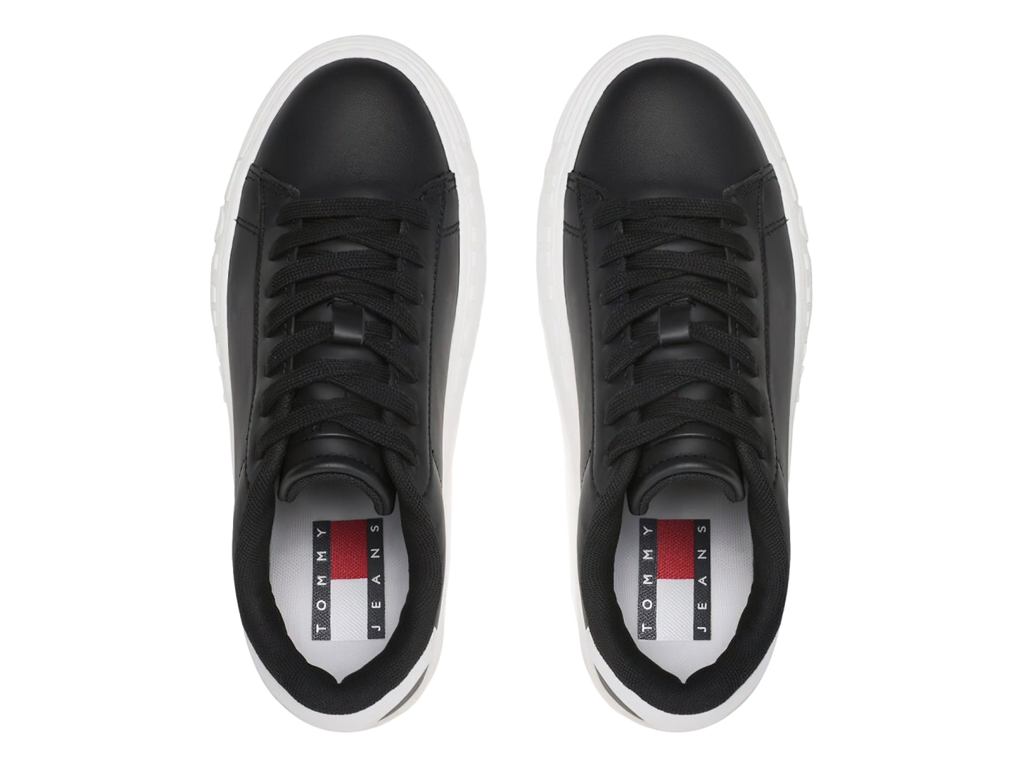 Tenis Tommy Hilfiger New Cupsole Leather N02137 Para Mujer