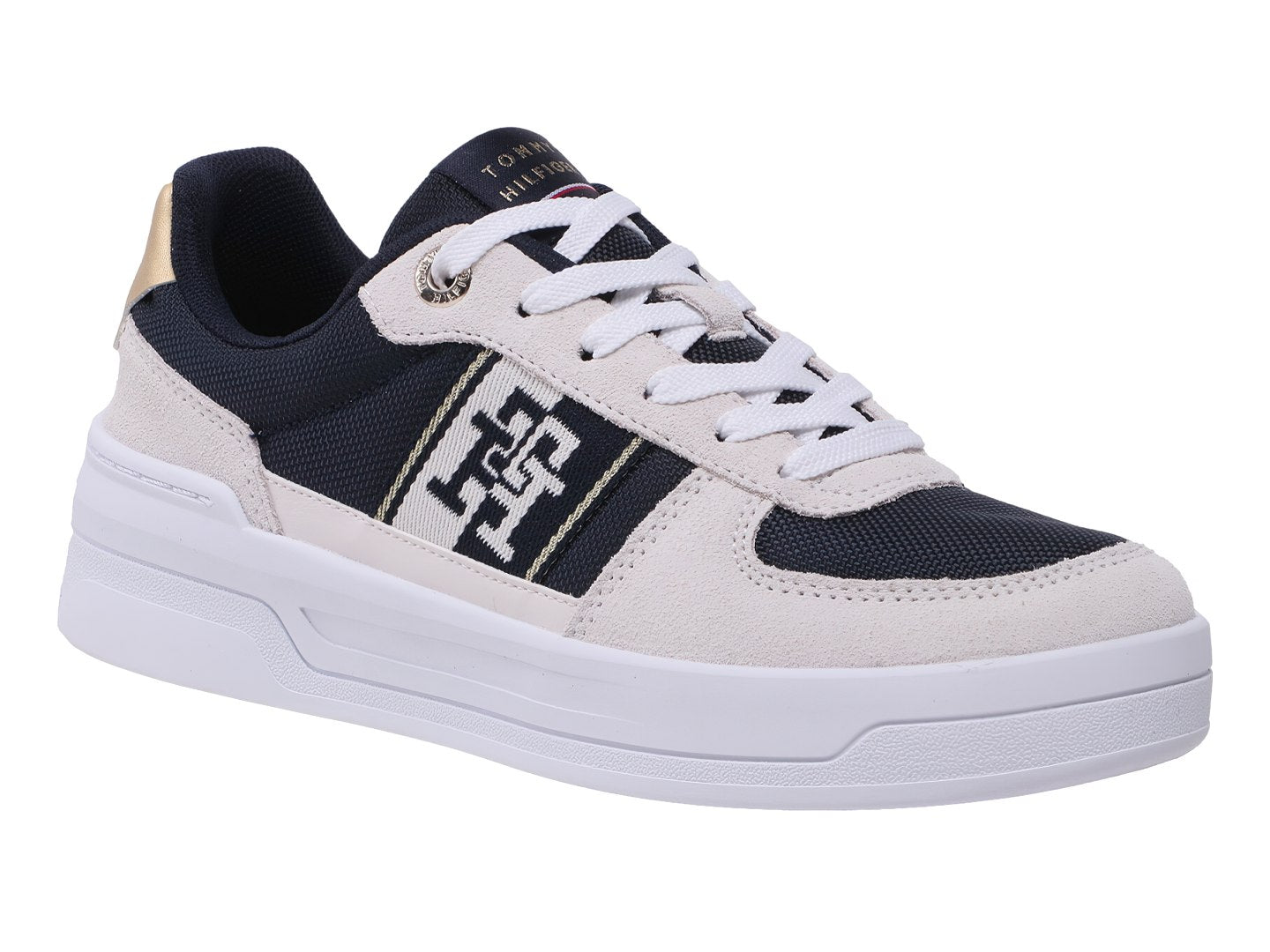 Tenis Tommy Hilfiger Basket Sneaker W07175 Para Mujer