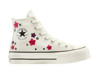 Tenis Converse All Star Lift Platform Flowers Para Mujer