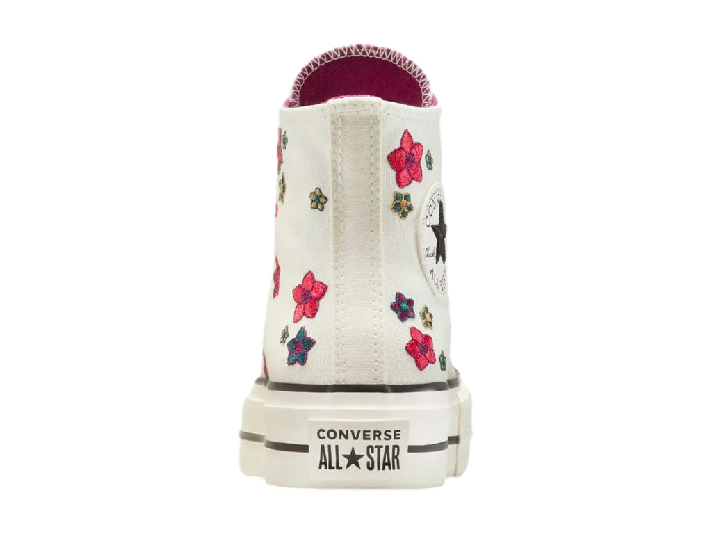 Tenis Converse All Star Lift Platform Flowers Para Mujer