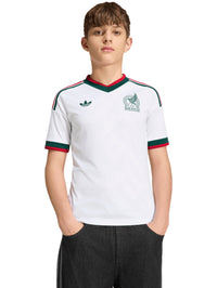 Jersey Adidas Visitante Selección Nacional México 26 Para Niño
