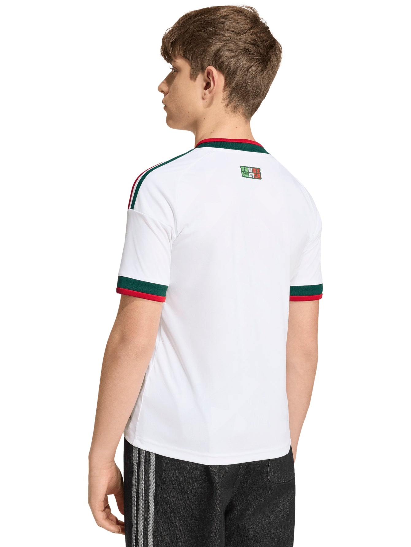 Jersey Adidas Visitante Selección Nacional México 26 Para Niño